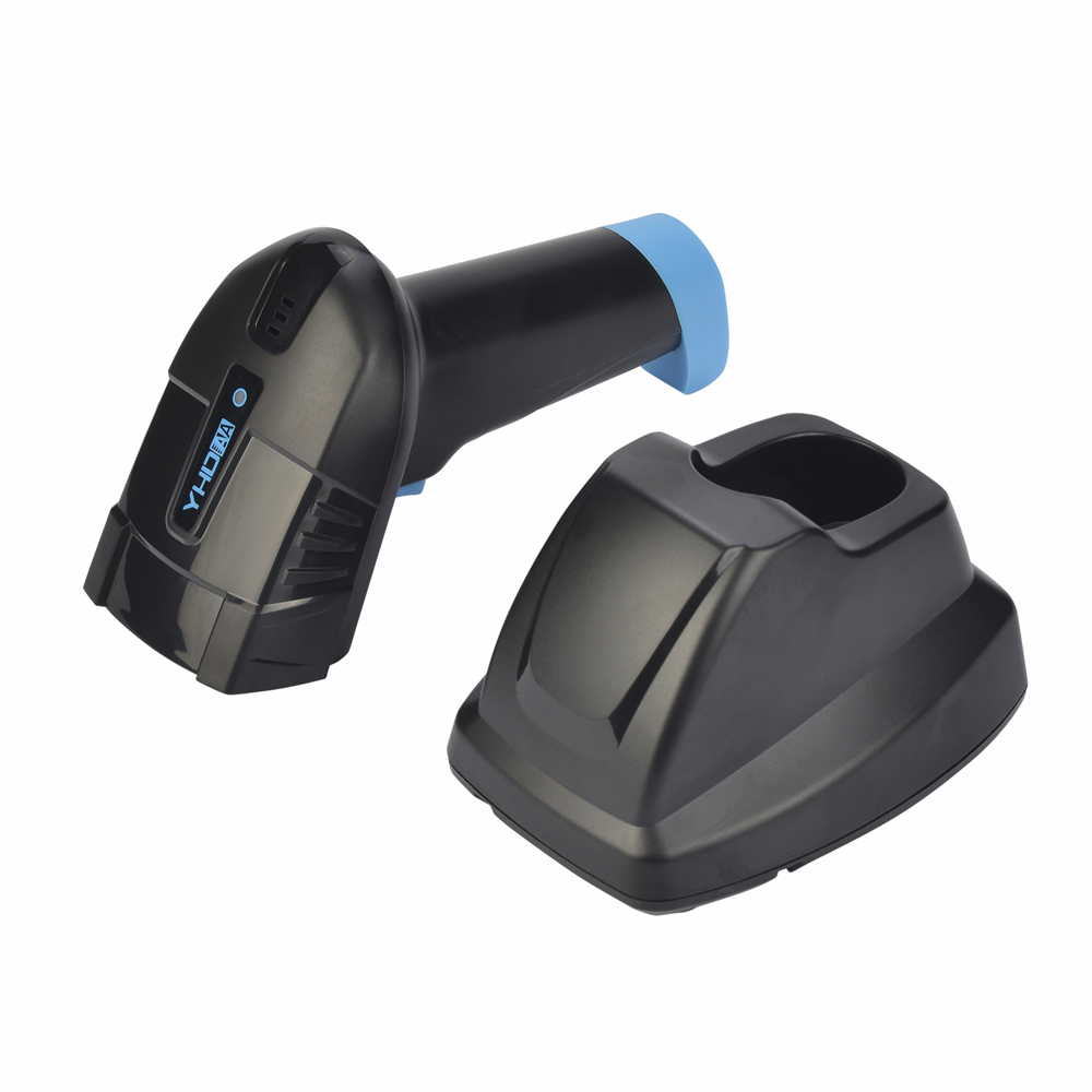 New Designed 2D 2.4G Wireless Barcode Reader with Charging Base